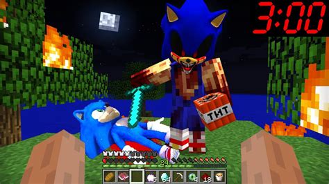 This Is Real Sonic Exe At 300 Am In Minecraft Cursed To Be Continued