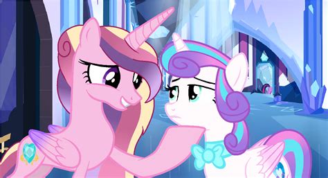 Imagem Pincess Cadence And Princess Flurry Heartpng My Little Pony