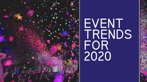 Event Trends For 2020 — Anna Osherov