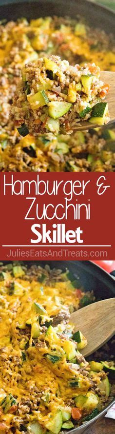 Hamburger And Zucchini Skillet Delicious One Pan Dinner That Is Light