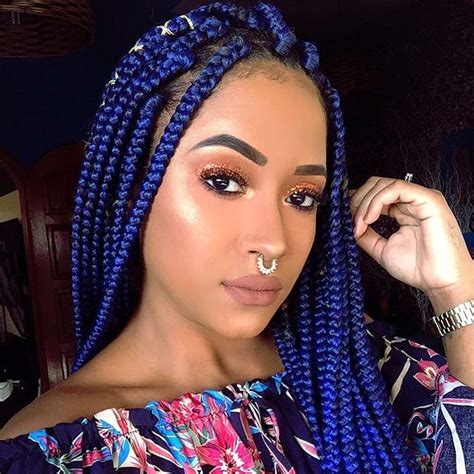 Cute Box Braids Hair Colors & Ideas for 2018 - Fashion 2D