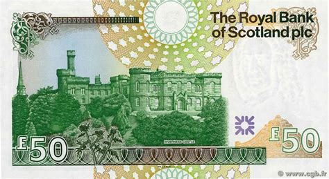 The bank of scotland was suspected of jacobite sympathies. 50 pounds (the Royal Bank of Scotland) - Écosse - Numista