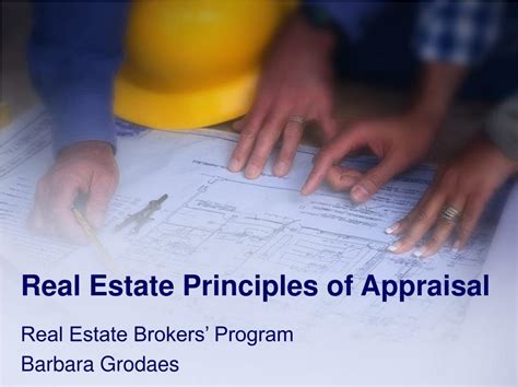 Ppt Real Estate Principles Of Appraisal Powerpoint Presentation Free