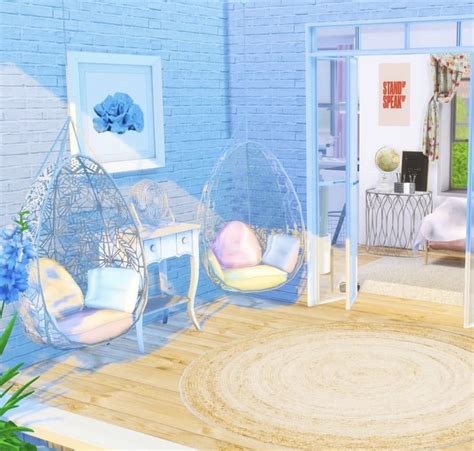 Pin By Ⓓⓐⓢⓘⓐ Ⓐⓡⓜⓞⓝⓘ On Sims 4 Cc Hanging Chair Home Decor Furniture