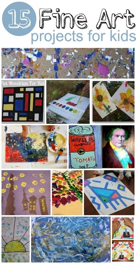 Past events for fun activities with your kids in austin, tx. 15 Fantastic Fine Art Projects For Kids | Kids art ...