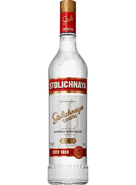 Stolichnaya Premium Vodka 750 Ml 750 Ml · Whole Cellars
