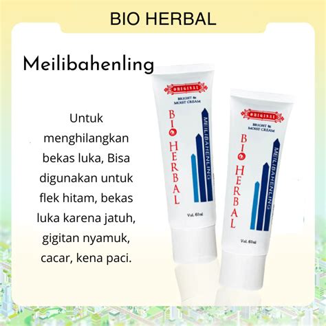 Jual Bio Herbal Meilibahenling 60gr Shopee Indonesia