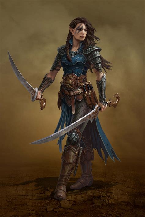 Pin By Lanizan On Elfos Warrior Woman Dungeons And Dragons