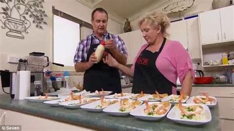 My Kitchen Rules Deb Proudly Shows Off Topless Portrait But Later Ends