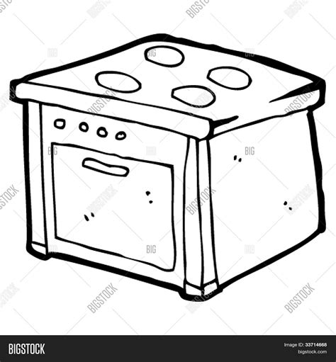 Cartoon Stove Vector & Photo (Free Trial) | Bigstock