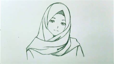 Menggambar Anime Cara Melukis Anime Muslimah Pemula Wajib Nonton Step By Step Menggambar Anime