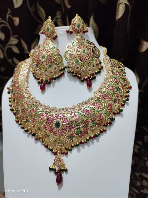 High Quality Punjabi Jadau Handmade Bridal Jewellery By Shri Sahib