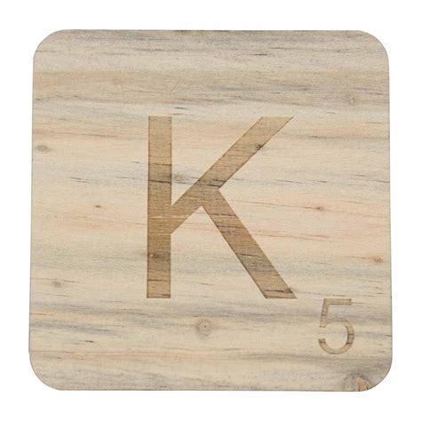 Wslk 10pc Wooden Scrabble Letter K Bali Trading Wholesale