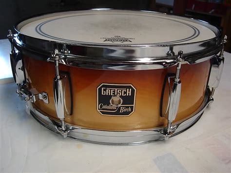 Gretsch Catalina Birch Snare Drum Sunburst Reverb