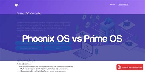 Download the setup program of phoenix os (x86). Phoenix OS Vs Prime OS: What's The Best Operating System ...