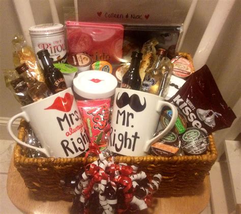 Coffee Themed Engagement Basket