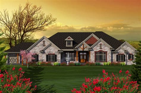 Traditional Style House Plan 3 Beds 35 Baths 3794 Sqft Plan 70