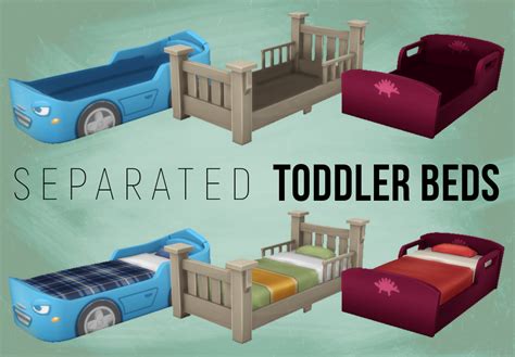 Sims 4 Ccs The Best Toddler Bed Frames Mattress By Simspirashun