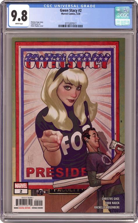 Gwen Stacy 2020 Marvel 2a Cgc 98