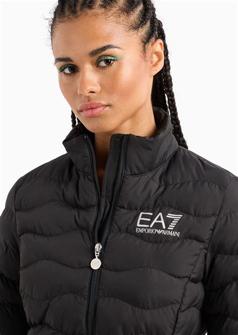 core lady packable down jacket emporio armani woman