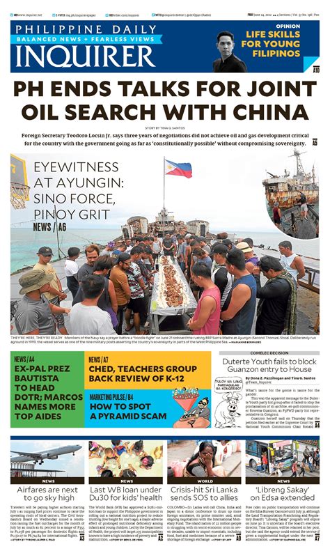 Inquirer On Twitter Todays Inquirer Front Page June 24 2022 More