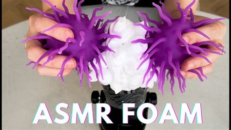 Asmr Scalp Massage On Mic ☁️ Sleepy Foam Compilation Shaving