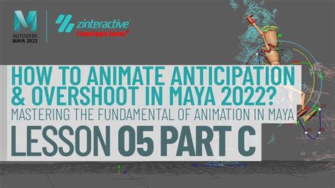 How To Animate Anticipation And Overshoot In Maya Lesson5partc Maya