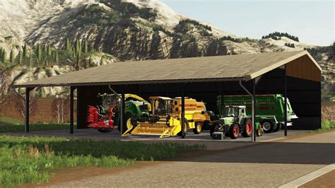 Placeable Storage Building V1000 Fs19 Farming Simulator 19 Mod