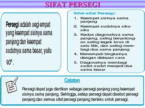 SIFAT, RUMUS KELILING DAN LUAS DAN CONTOHNYA PERSEGI ...