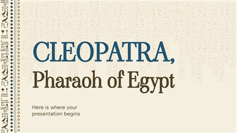 Ancient Egypt Powerpoint Background