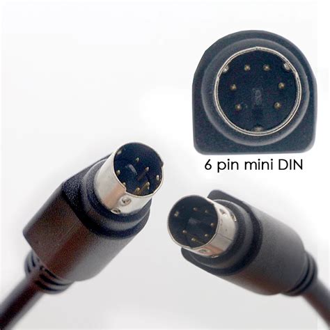 Custom Shiled Male To Male Female 5 6 8 9 10 Mini Pin Din Extension
