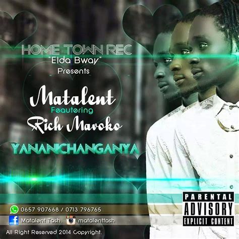 New Audio Matalent Ft Rich Mavoko Yananichanganya Download Dj