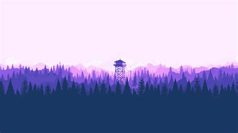 Firewatch 4k Wallpaper Blue