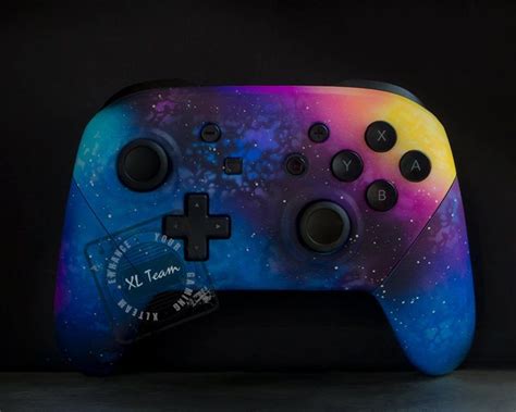 Custom Cosmic Space Galaxy Themed Nintendo Switch Pro Controller