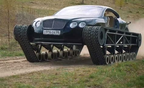 Bentley Continental Gt Gets Modified Into A Tank In Russia Carandbike