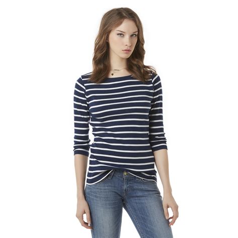Explore designer tops today at farfetch. Simply Styled Women's Boat Neck Top - Striped
