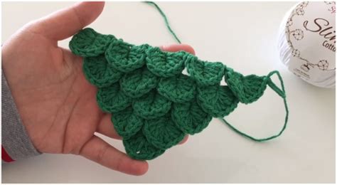 Learn To Crochet Easy Crocodile Stitch Ilove Crochet