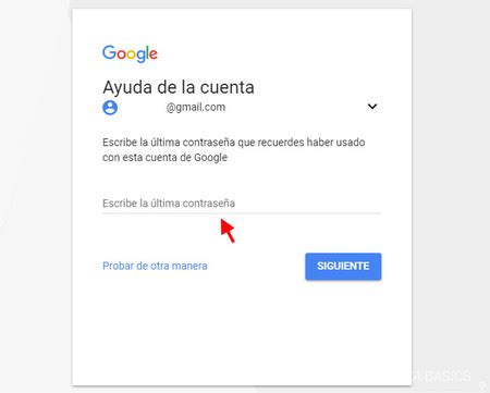 C Mo Recuperar La Contrase A De Gmail Olvidada