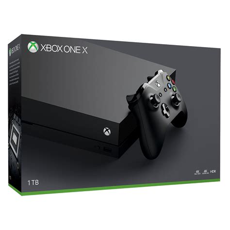 Restored 1tb Xbox One X Gaming Console Microsoft Cyv 00001