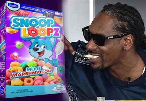 American Rapper Snoop Dogg Announces New Breakfast Cereal Snoop Loopz