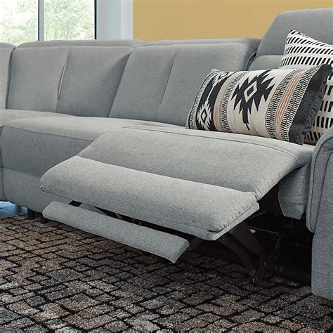 Turano Gray 6 Pc Dual Power Reclining Sectional Rooms To Go
