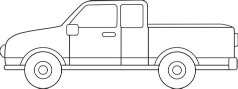pickup truck coloring page  clip art truck coloring pages monster truck coloring pages