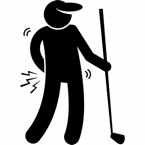 Ache Back Backache Body Golf Pain Sport Icon Download On Iconfinder