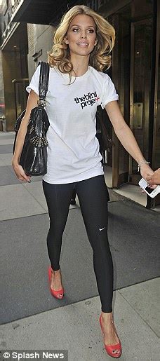 Annalynne Mccord Kelly Ripa And Kristin Chenoweth In Nys High Heel A Thon Daily Mail Online