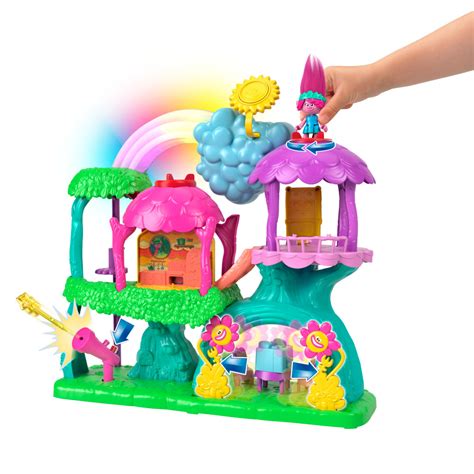 Ripley Imaginext Trolls Set De Juego La Casa Del Árbol De Poppy Para