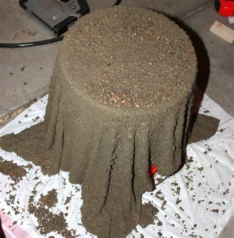 Make A Unique Planter Using Cement And A Towel