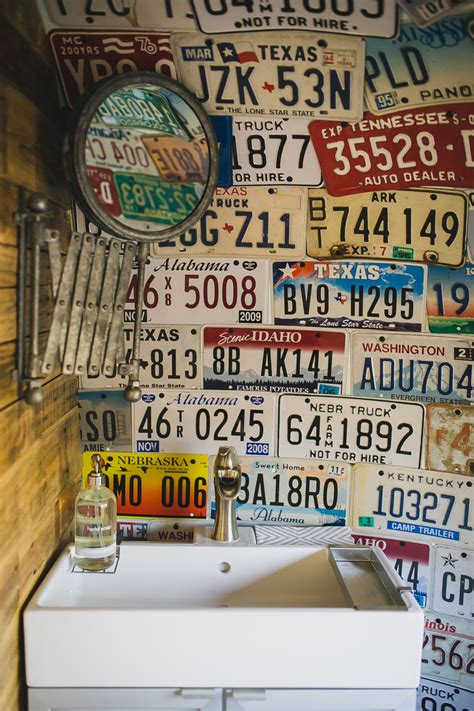 Top notch license plate wall on alibaba.com. Vintage, unique license plate wall decor ties together our ...