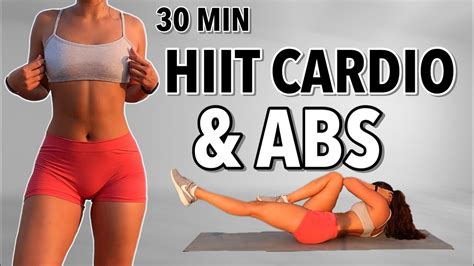 Min Hiit Cardio And Abs At Home Workout Full Body No Equipment No Repeats X Day