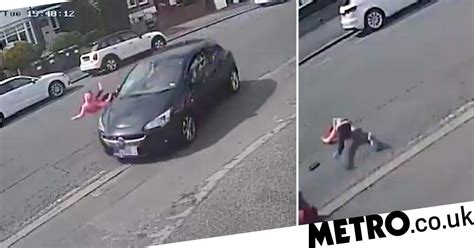 Girl 11 Hurled Into Air After Being Hit By Car In Video Warning To