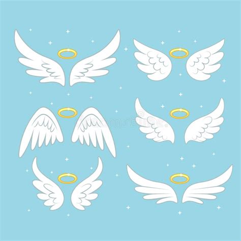 Angel Gold Wings Stock Illustrations 3126 Angel Gold Wings Stock